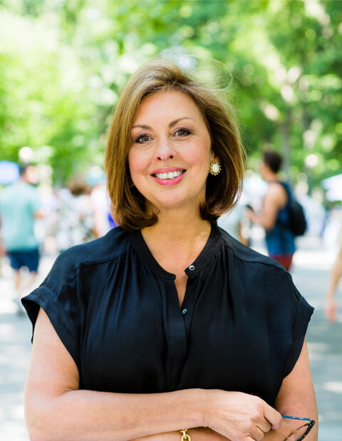 Courtney posing for a photo